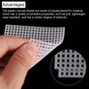 sourcing map 8Pcs Plastic Mesh Canvas Sheet 7 Count 8cm/