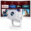 TOPTRO Mini Projector 1080P 4K Supported【Android 13 & Short Throw】