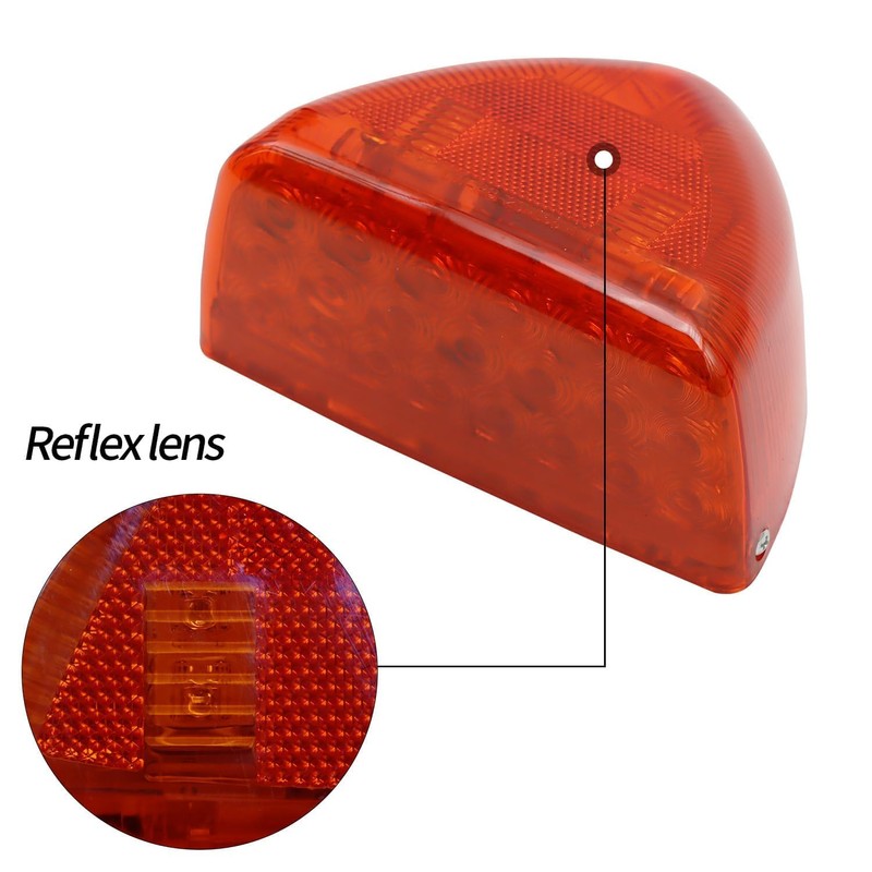 LEAVAN 2Pcs Turn Signal Fit for Peterbilt, 31 LED Triangle