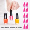 10Pcs Plastic Acrylic Nail Art Soak Off Cap Clip UV