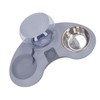 Double Cat Bowls Pet Food and Water Bowl Set Tilted