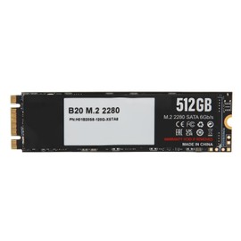 M.2 2280 SATA SSD 6Gb/s SATA III 3D TLC NAND Plug and Play Laptop SSD for PC Gaming Business 512GB