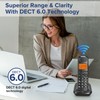 ORNIN D1015 DECT 6.0 Expandable Cordless Phone System with Answering