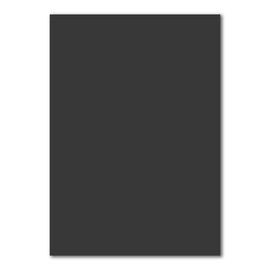 50 Sheets DIN A5 Paper - Black - 120 g - 14.8 x 21 cm - Craft Sheet Coloured Paper Craft Paper Writing Paper - FarbenFroh by GUSTAV NEUSER by Gustav Neuser