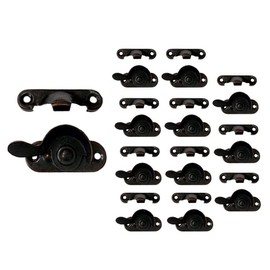 QCAA Steel Window Sash Lock, CTC 2", Oil Rubbed Bronze, 12 Pack