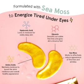 grace & stella Award Winning Under Eye Mask - Travel Essentials -Gel Eye Patches