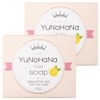 Yunohana Yuzu Soap, 100g, 2 pieces / 유노하나 유자비누, 100g, 2개