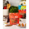 Flackers Organic Savory Flaxseed Crackers, 5 Ounce 4-Pack, Gluten Free,