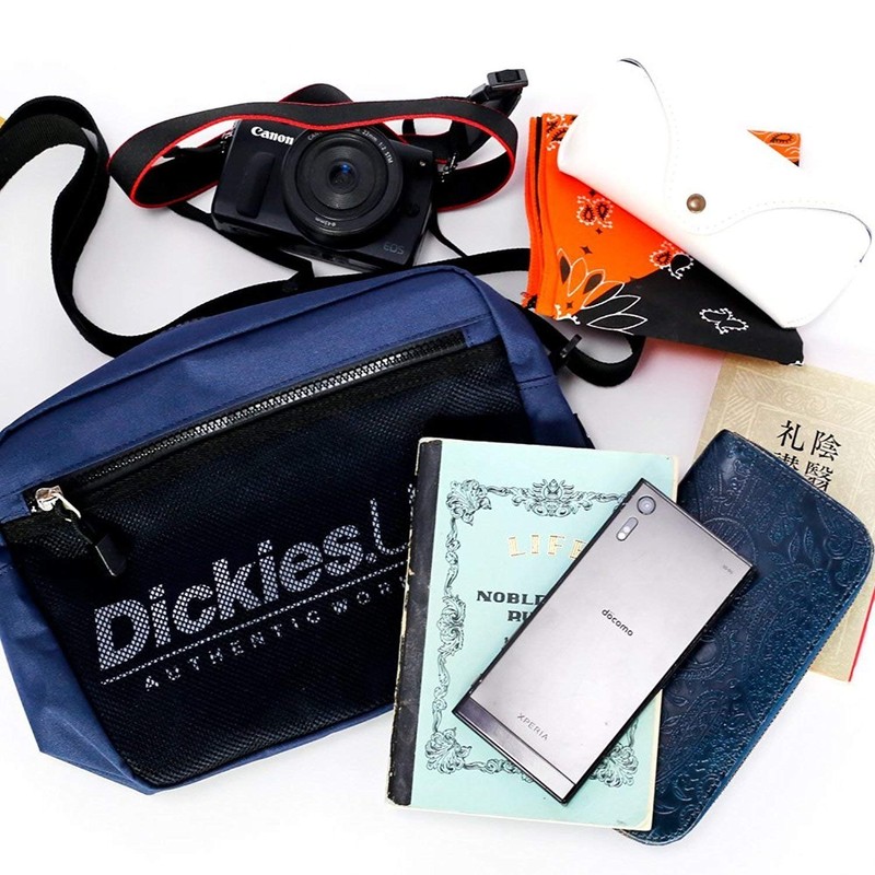 Dickies Splogo USA Shoulder Bag with Dwears Sticker Sacoche Messenger