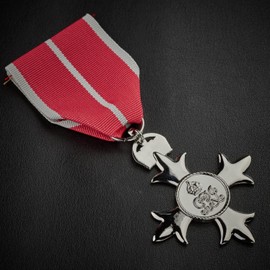 The Commemorative Coin Company Full Size Replica Member of the Order of the British Empire MBE Medal. Military Ribbon/Division/Honour,10cm
