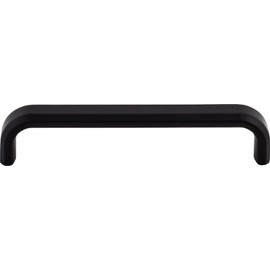 Top Knobs TK3012BLK 5-1/16 in. (128mm) Ellis Collection Telfair Pull, Flat Black