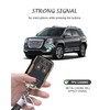 Homaupt for GMC Key Fob Cover with PU Leather Keychain,