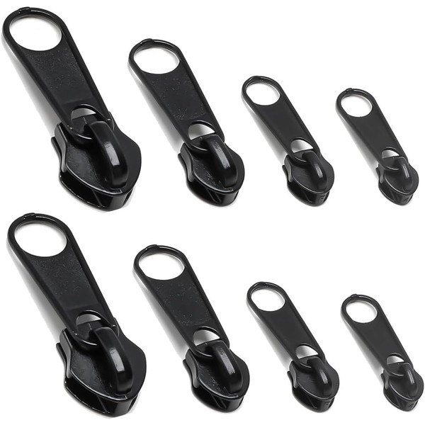 8-Piece Zipper Pull Replacement Set – Universal Fit, Durable Zipper