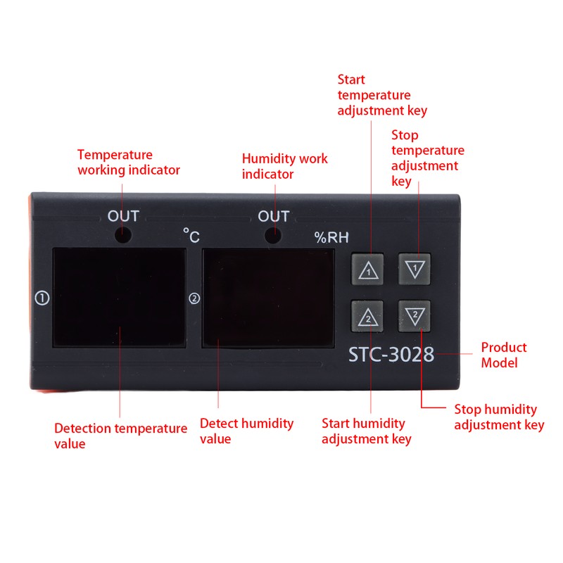 Incubator Temperature Controller Digital Hatchery Temperature Controller for Incubators Refrigerators