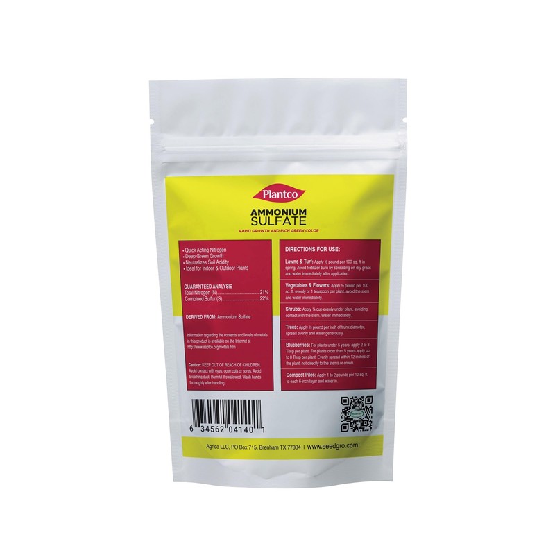 Ammonium Sulfate 21-0-0 Fertilizer with Nitrogen and Sulfur | Lowers