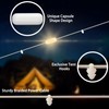 Shyueda Solar String Lights for Camping - 21Ft, Waterproof Outdoor