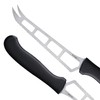 triangle Cheese Knife - Perforated Stainless Steel Blade - Lightweight