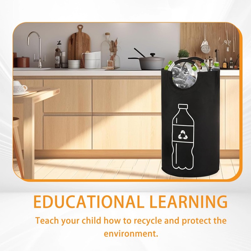 Baieye 115L Deposit Bottles Collection Container, Foldable Deposit Bottles Container,