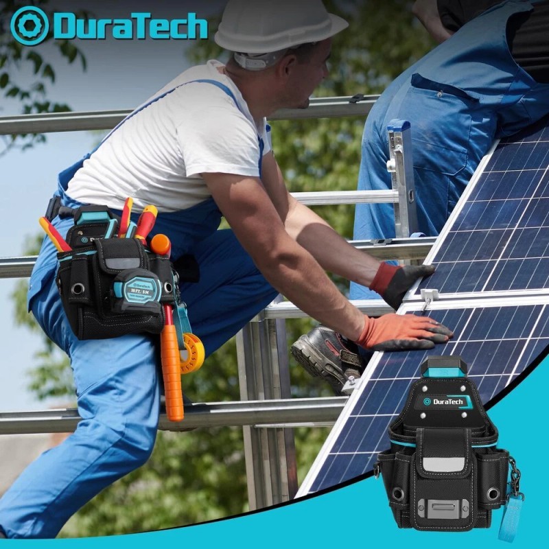 DuraTech Small DuraTech Tool Pouch with Belt Clip Electrician Tool