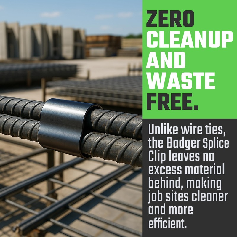 Concrete Rebar Splice Clips – Parallel Rebar Connector for Secure