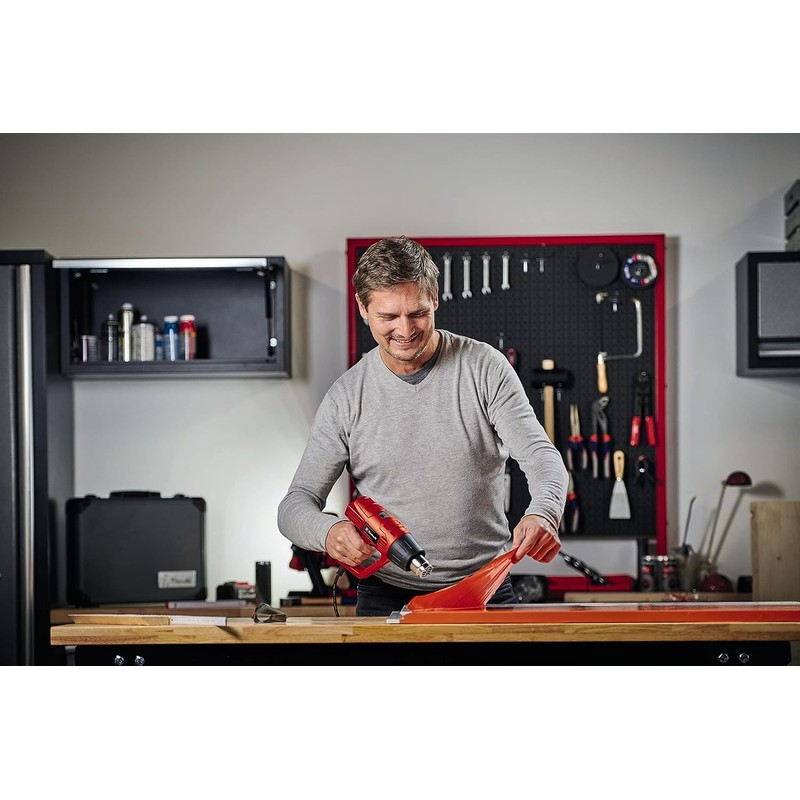 Einhell Heißluftpistole TH-HA 2000/1 (2000 W, 2 Temperaturstufen 350°/550°, Überhitzungsschutz,