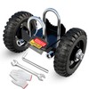 USCaster Rolling Gate Wheel 8inch,for Driveway Chain Link Fence Metal