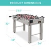 Best Choice Products 48in Competition Sized Foosball Table, Arcade Table
