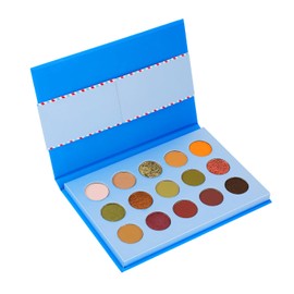 Profusion Cosmetics Just Nice 15 Shade Eyeshadow Palette, Intense Color Shift for Warm, Smokey Eye Makeup Looks in Shimmer and Matte Finish