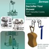 Jovware Black Shower Caddy with Hooks - 2 Pack Shower