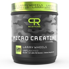 Personal Record Larry Wheels | PR Creatina Micronizada | 100% Creatine Monohydrate | 600 g | 120 ser | Sin Sabor