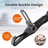 IOKHEIRA Dog Seatbelt, Updated Adjustable Harness Reflective Bungee Dog Car