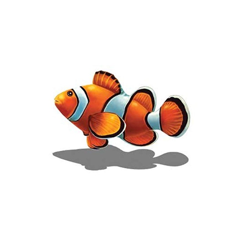 Clown Fish Porcelain Swimming Pool Mosaic (5" x 3")