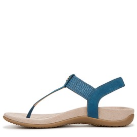 VIONIC Women's Brea Sandal, Celestial Teal Nubuck, 10
