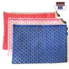 Versatile Decor Zip Up Make Up Mesh Plastic Pouch Bag