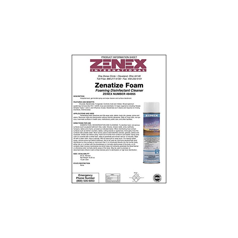 Zenatize Foam Cleaner - Fresh Scent