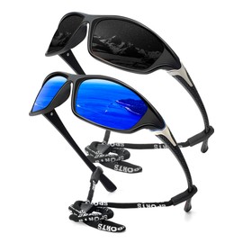 KALIYADI Polarized Sunglasses-for-Men Mens Sunglasses: Sports Sun Glasses Running Fishing Driving Cycling UV Protection