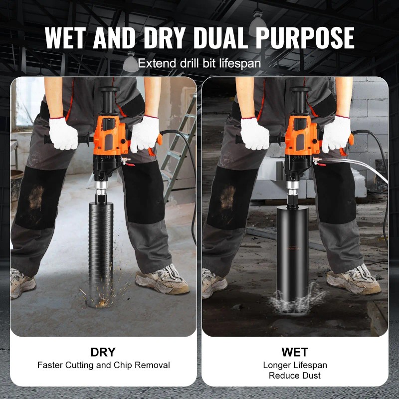 2000W Rugged Concrete Core Drill Machine Handheld Diamond Core Rig