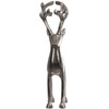 Brandsseller Decorative Reindeer Christmas Decoration Deer Aluminium Silver 15 cm