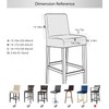 Gollense Bar Stool Covers Set of 4 Stretch Jacquard Barstool
