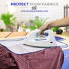 Ironing Cloth,2 PCS Protective Clothing Iron Mesh Pressing Clothes Heat