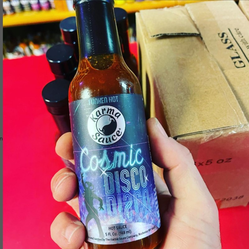 Cosmic Disco by Karma Sauce, Medium-Heat Hot Sauce With Flavors