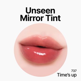 Oddtype Unseen Mirror Lip Tint, High-Gloss, Non-Sticky, Long-Lasting Stain, Blendablem, Clear Shades 3.5g (Time's up, 1 OZ)