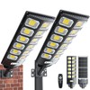 WERCHTAY 2 Pack Solar Street Lights Outdoor Waterproof, 6500K 504