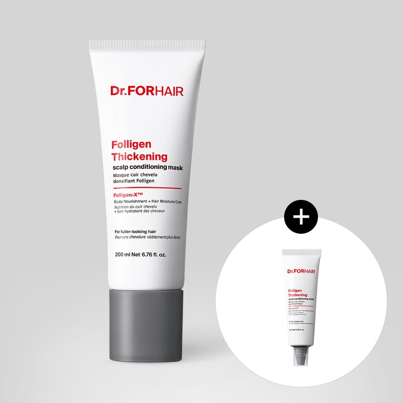 Dr.FORHAIR Folligen Thickening Scalp Conditioning Mask 200ml Set (+50ml) -