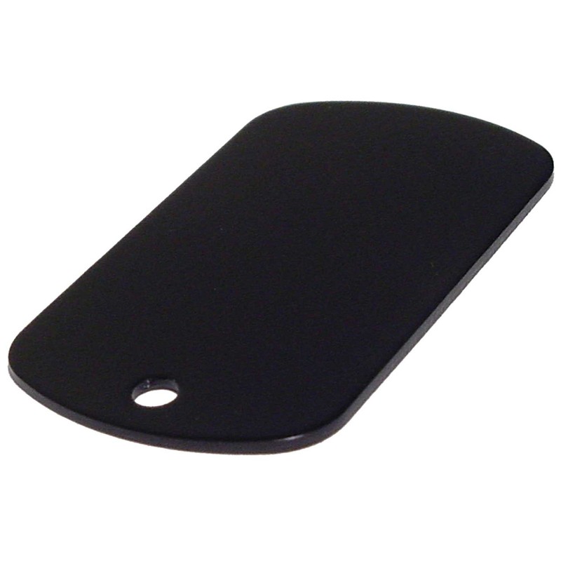 Black Dog Tag Kit 30" Chain & Silencer - Choose