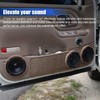 Car Speaker Spacers, Universal Shockproof Plastic Stereo Speakers Adapter Ring,