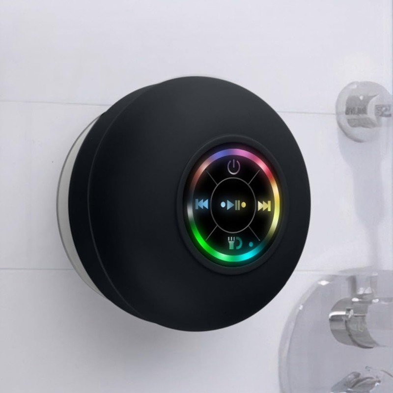 SPORTARC Bluetooth Speaker with Suction Cup, Waterproof and Splashproof, HD