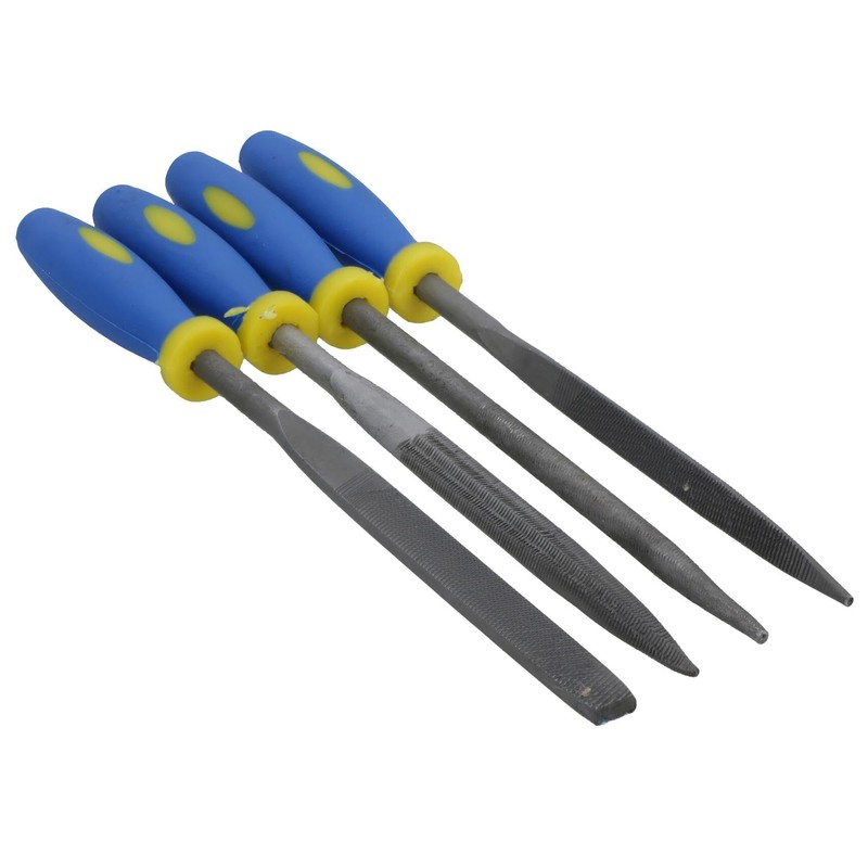 4pc Mini Needle File Warding File Set Precision Model Work