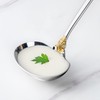 KEAWELL Luxury Gravy Ladle, 18/10 Stainless Steel, Gold Accent, Small