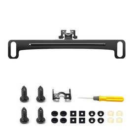 VOONOA Car Rear Camera License Plate Bracket with Screws Kit, Universal Rust-Proof Backup Camera Mount Accessories Installation Holder for Reverse Camera Dash Cam Mirror Camera